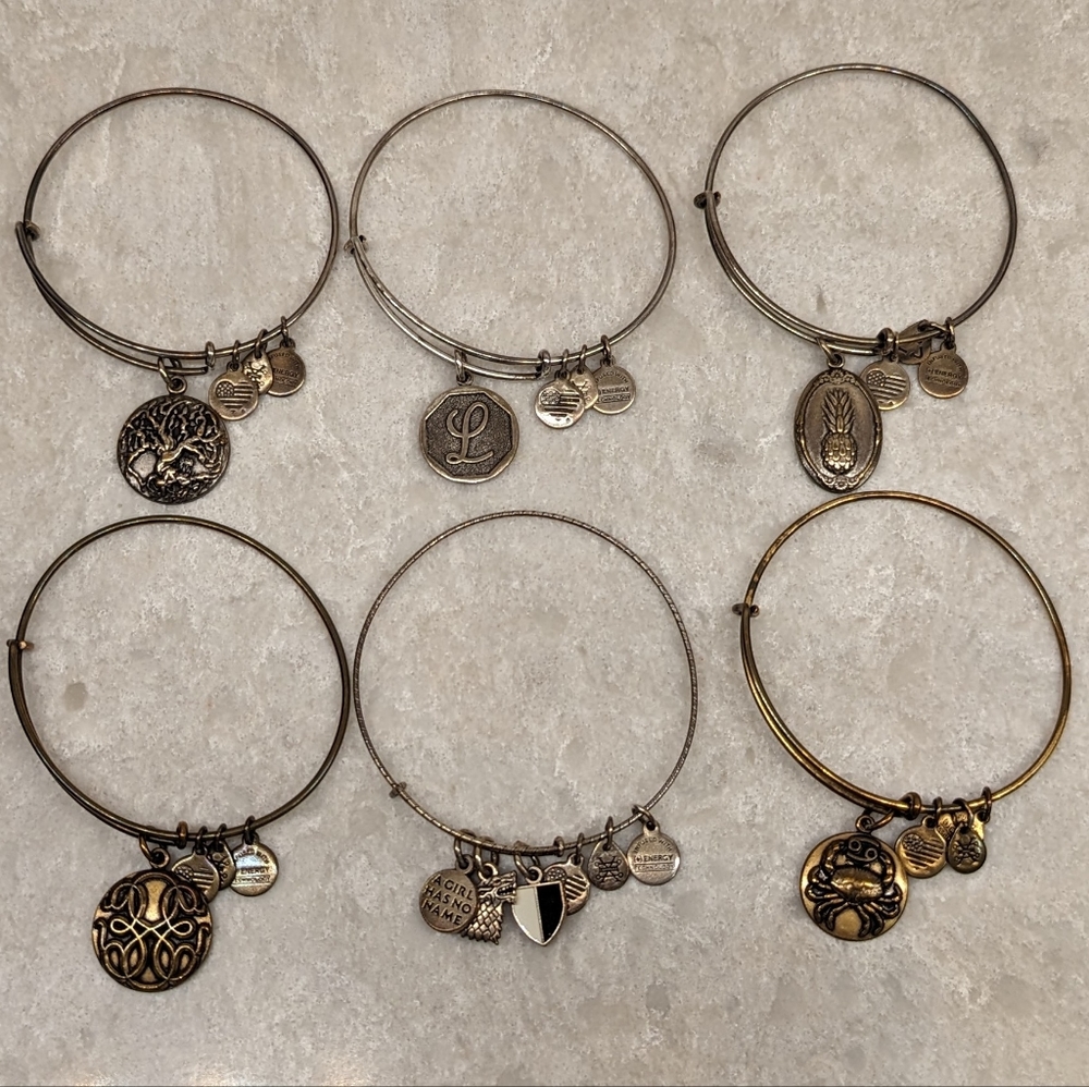 Alex and Ani bracelets (6)